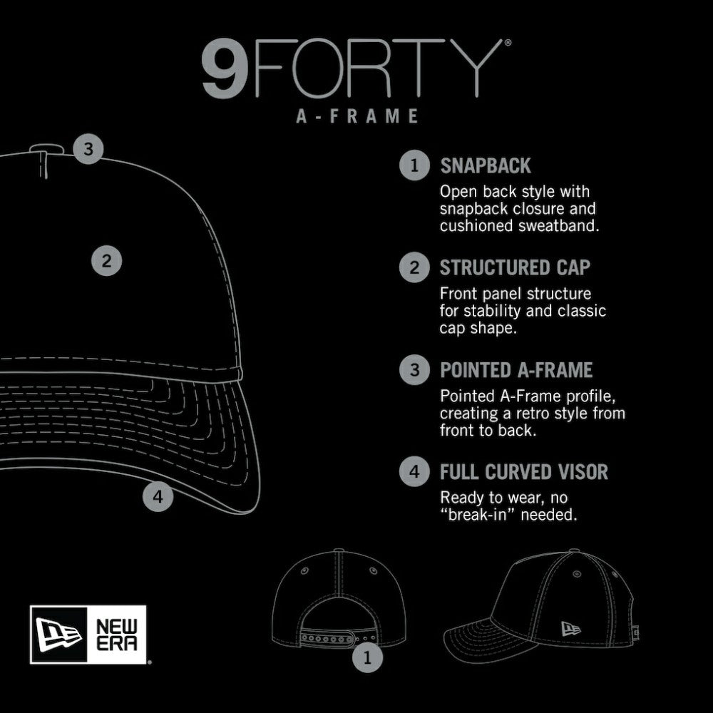 San Francisco Giants Spring Training Circle Foam A-Frame 9FORTY Trucker Adjustable Hat White/Black | New Era