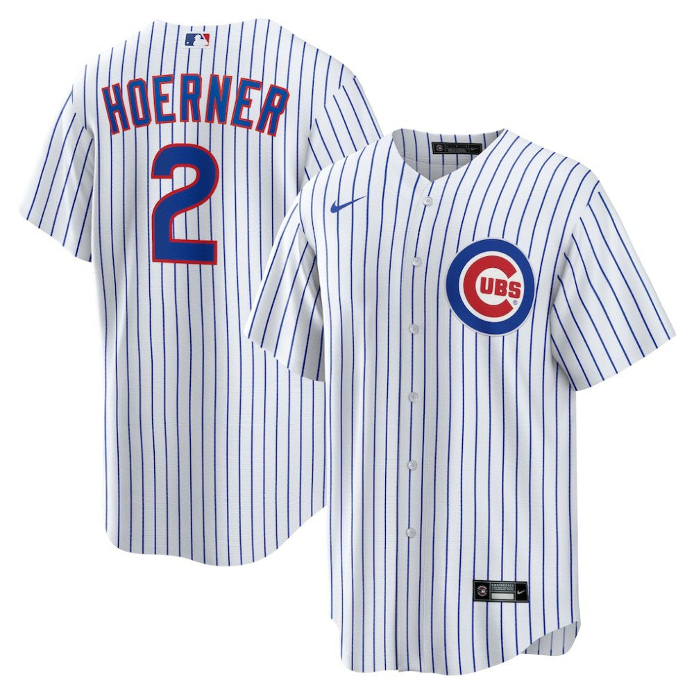 Nico Hoerner Chicago Cubs Replica Player Jersey White | Nike