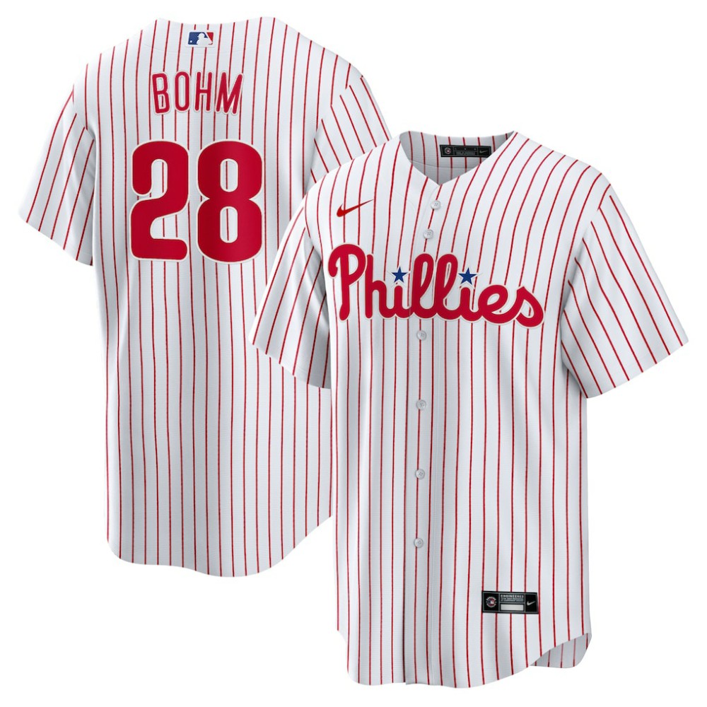 Alec Bohm Philadelphia Phillies Replica Player Jersey White | Nike