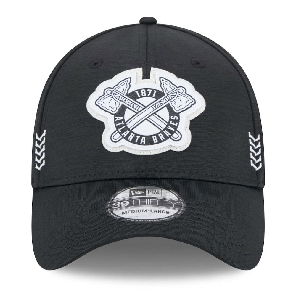 Atlanta Braves 2024 Clubhouse 39THIRTY Flex Hat Black | New Era