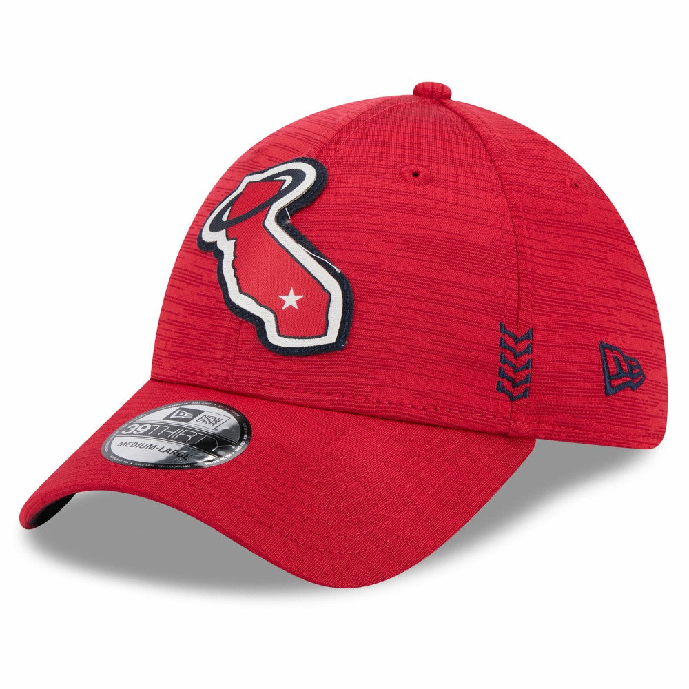 Los Angeles Angels 2024 Clubhouse 39THIRTY Flex Hat Red | New Era