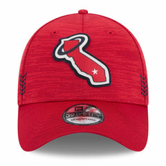 Los Angeles Angels 2024 Clubhouse 39THIRTY Flex Hat Red | New Era