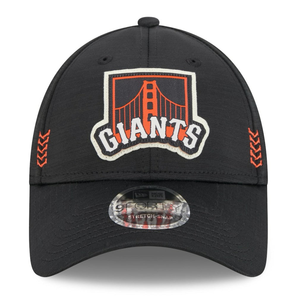 San Francisco Giants 2024 Clubhouse 9FORTY Adjustable Hat Black | New Era