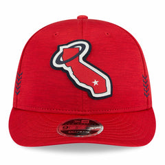 Los Angeles Angels 2024 Clubhouse Low Profile 9FIFTY Snapback Hat Red | New Era