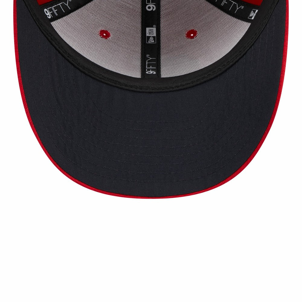 Los Angeles Angels 2024 Clubhouse Low Profile 9FIFTY Snapback Hat Red | New Era