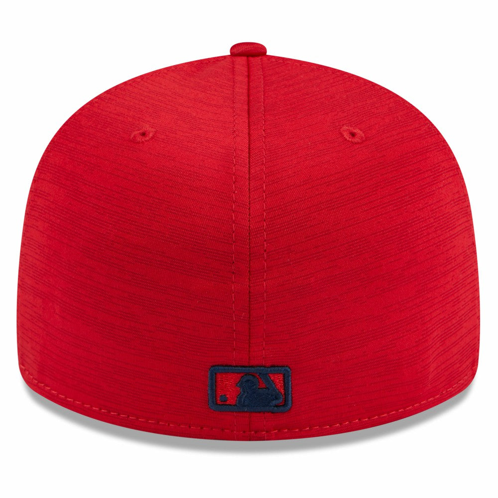 Los Angeles Angels 2024 Clubhouse Low Profile 59FIFTY Fitted Hat Red | New Era