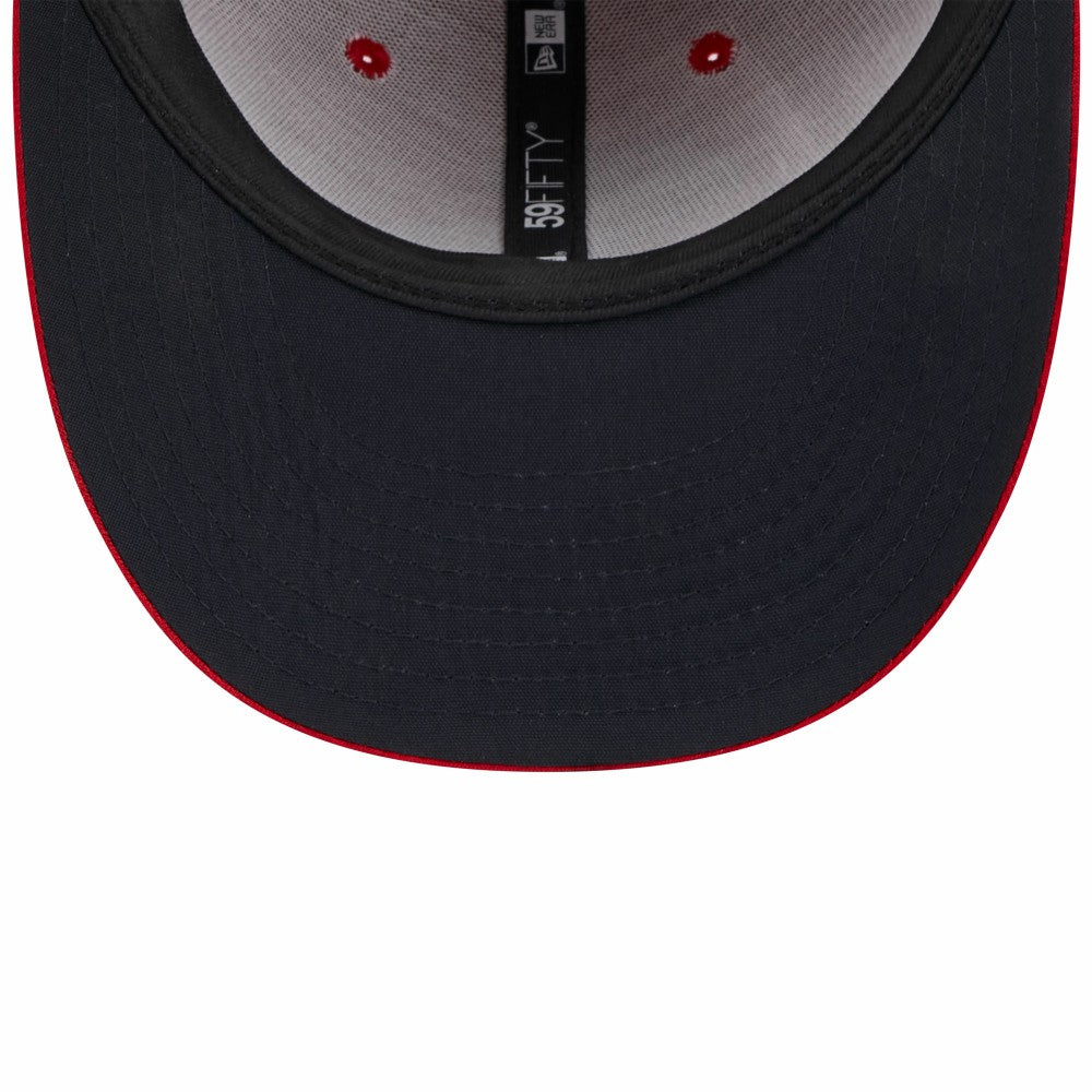 Los Angeles Angels 2024 Clubhouse Low Profile 59FIFTY Fitted Hat Red | New Era
