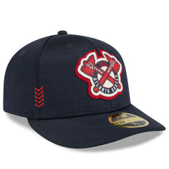 Atlanta Braves 2024 Clubhouse Low Profile 59FIFTY Fitted Hat Navy | New Era