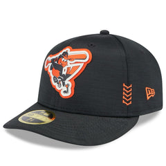 Baltimore Orioles 2024 Clubhouse Low Profile 59FIFTY Fitted Hat Black | New Era