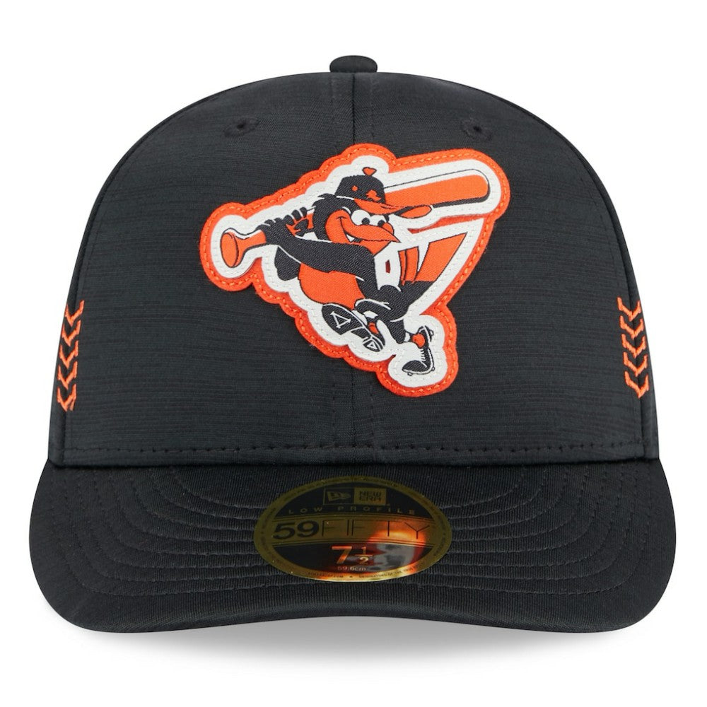 Baltimore Orioles 2024 Clubhouse Low Profile 59FIFTY Fitted Hat Black | New Era