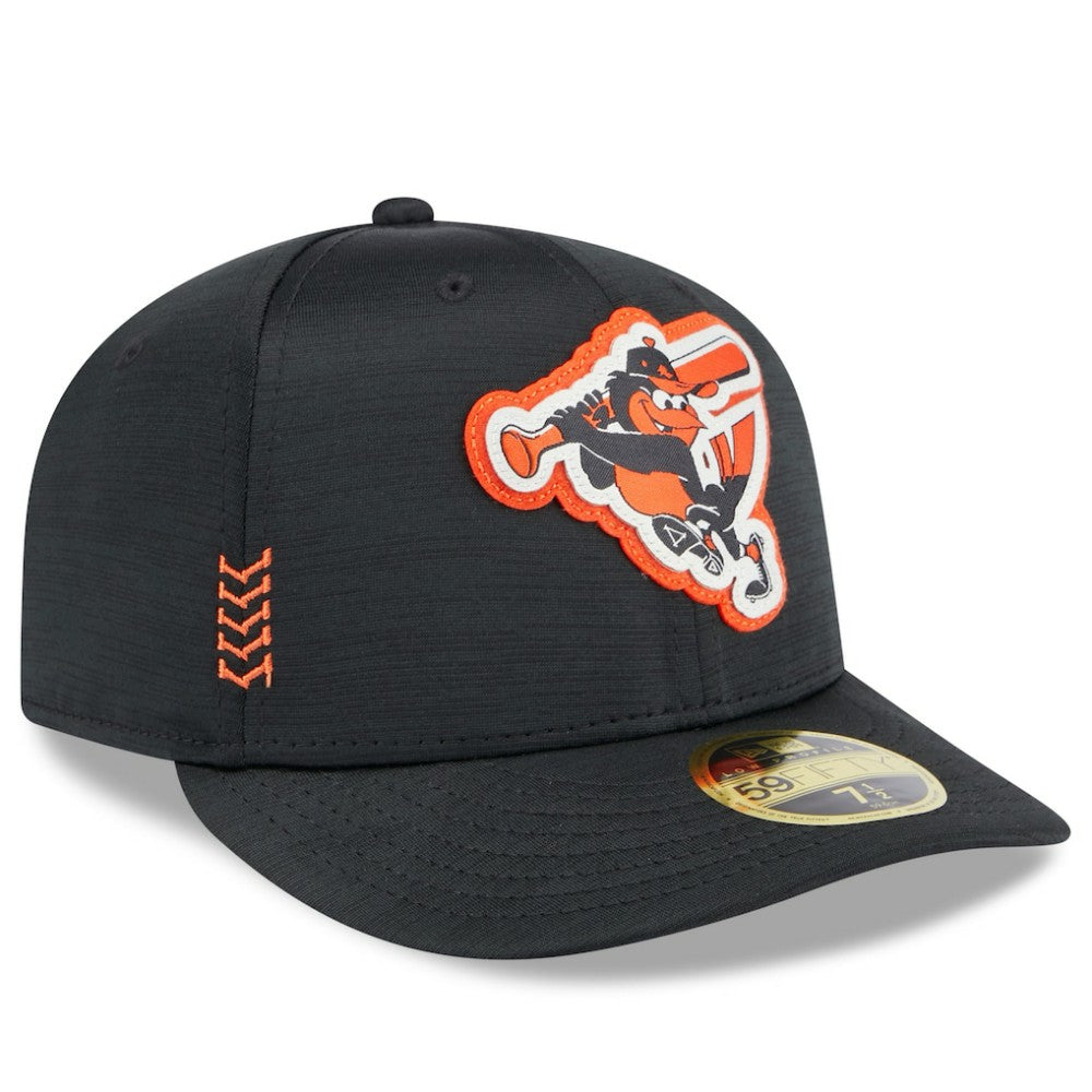 Baltimore Orioles 2024 Clubhouse Low Profile 59FIFTY Fitted Hat Black | New Era