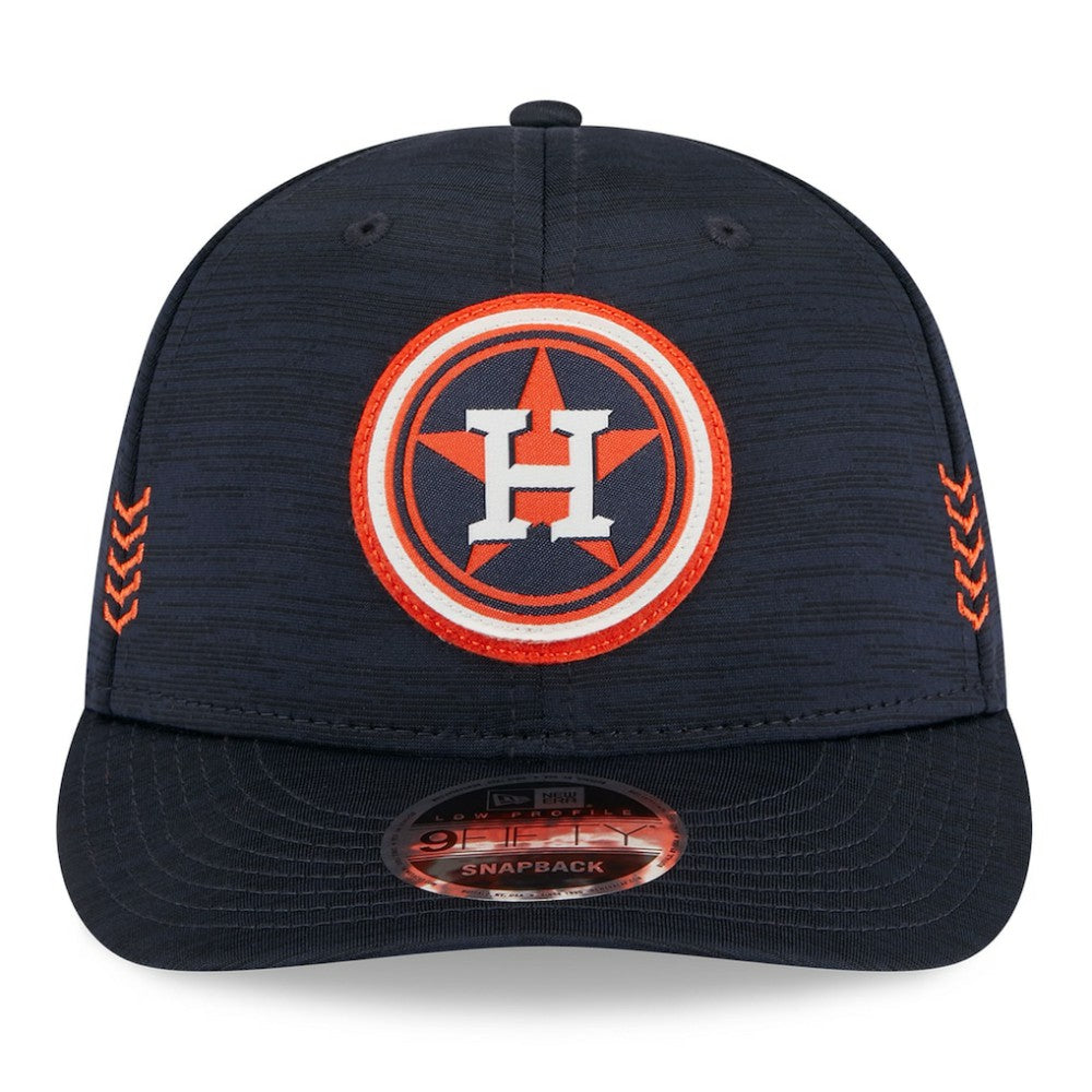 Houston Astros 2024 Clubhouse Low Profile 9FIFTY Snapback Hat Navy | New Era