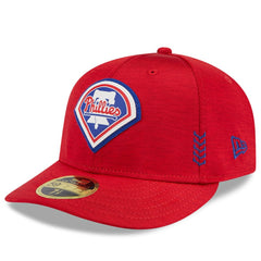 Philadelphia Phillies 2024 Clubhouse Low Profile 59FIFTY Fitted Hat Red | New Era