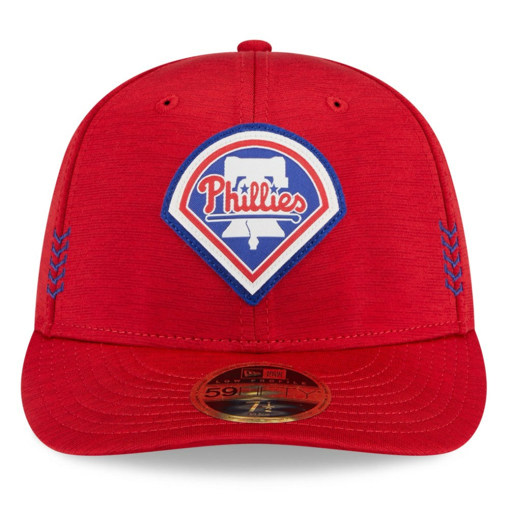 Philadelphia Phillies 2024 Clubhouse Low Profile 59FIFTY Fitted Hat Red | New Era