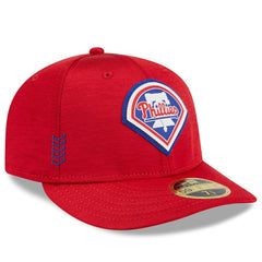 Philadelphia Phillies 2024 Clubhouse Low Profile 59FIFTY Fitted Hat Red | New Era