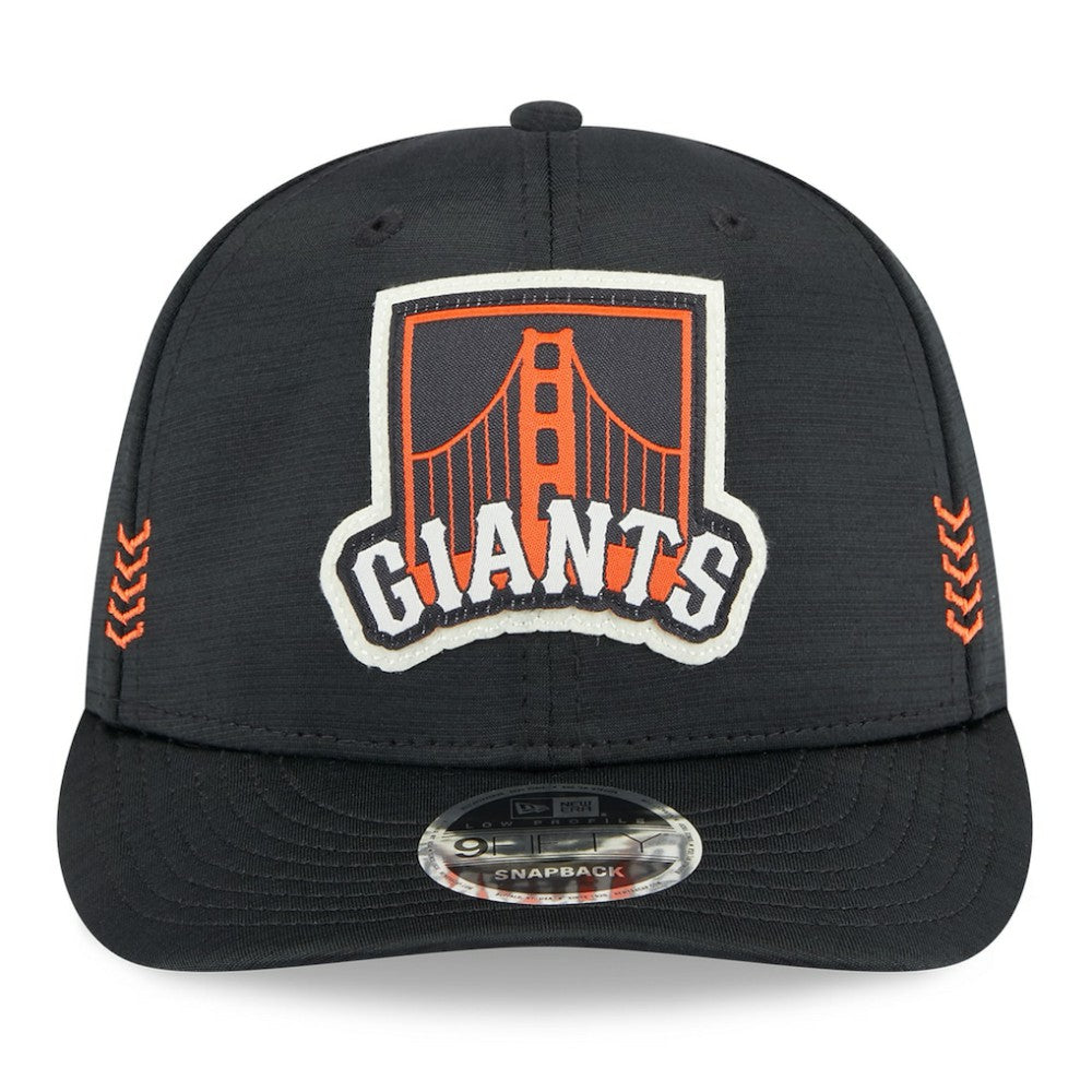 San Francisco Giants 2024 Clubhouse Low Profile 9FIFTY Snapback Hat Black | New Era