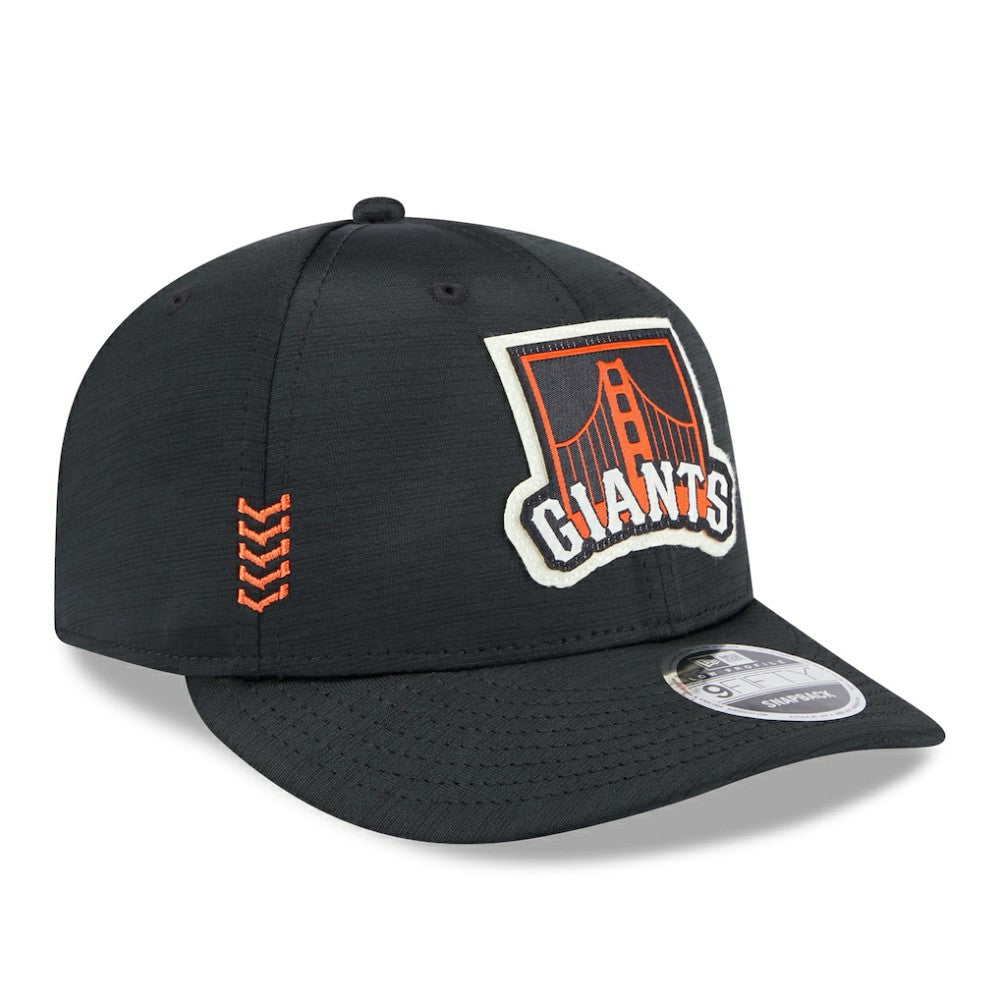 San Francisco Giants 2024 Clubhouse Low Profile 9FIFTY Snapback Hat Black | New Era