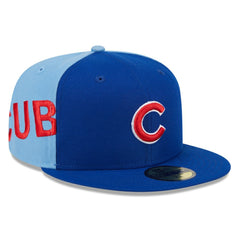 Chicago Cubs Gameday Sideswipe 59FIFTY Fitted Hat Royal/Light Blue | New Era