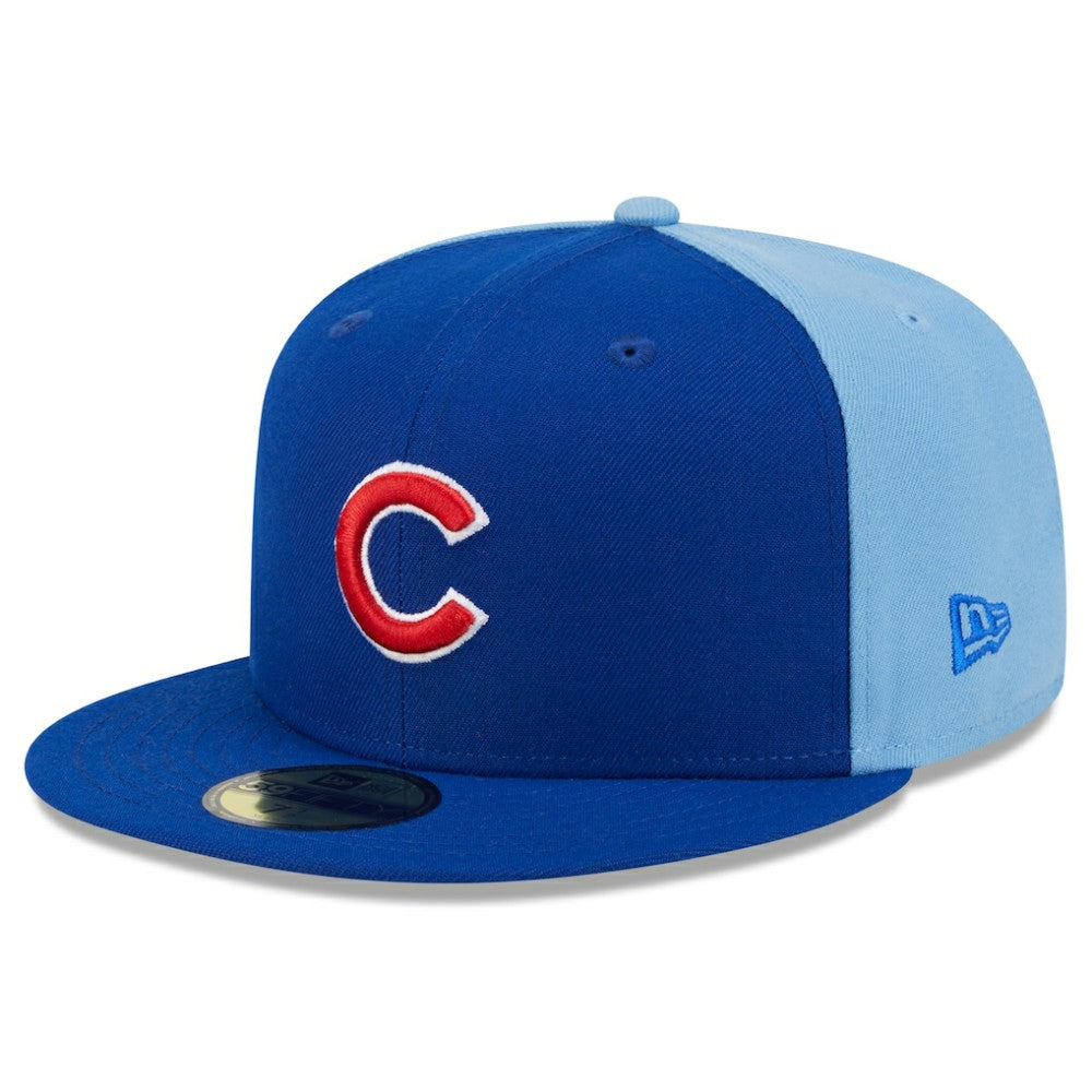 Chicago Cubs Gameday Sideswipe 59FIFTY Fitted Hat Royal/Light Blue | New Era