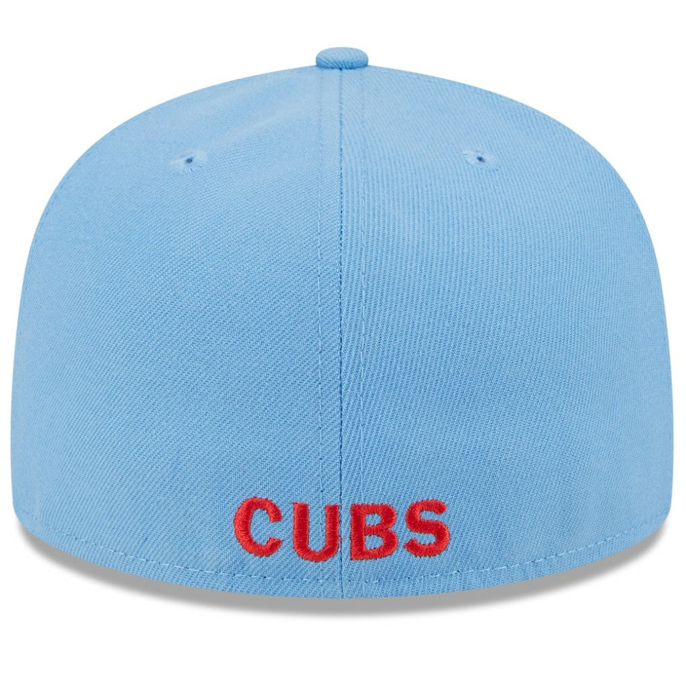 Chicago Cubs Gameday Sideswipe 59FIFTY Fitted Hat Royal/Light Blue | New Era