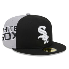 Chicago White Sox Gameday Sideswipe 59FIFTY Fitted Hat Black/Gray | New Era