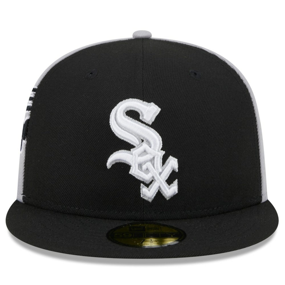 Chicago White Sox Gameday Sideswipe 59FIFTY Fitted Hat Black/Gray | New Era
