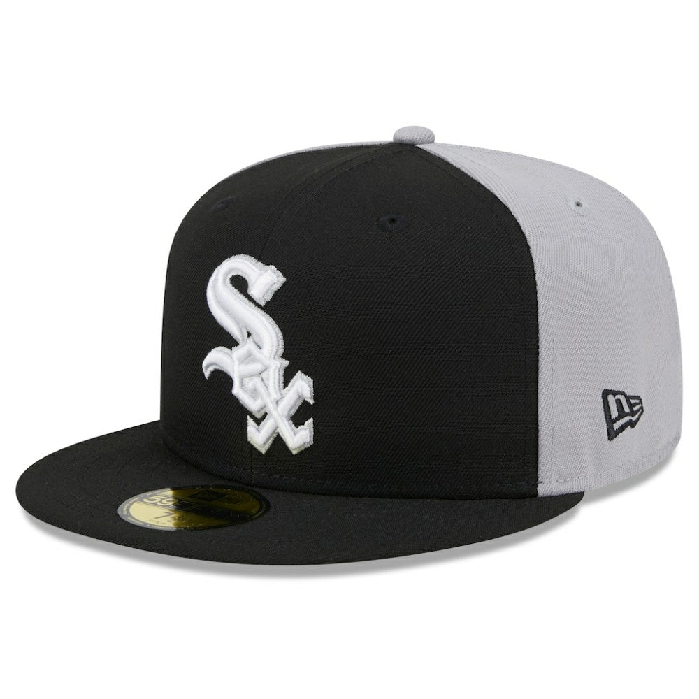 Chicago White Sox Gameday Sideswipe 59FIFTY Fitted Hat Black/Gray | New Era