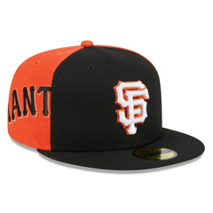 San Francisco Giants Gameday Sideswipe 59FIFTY Fitted Hat Black/Orange | New Era