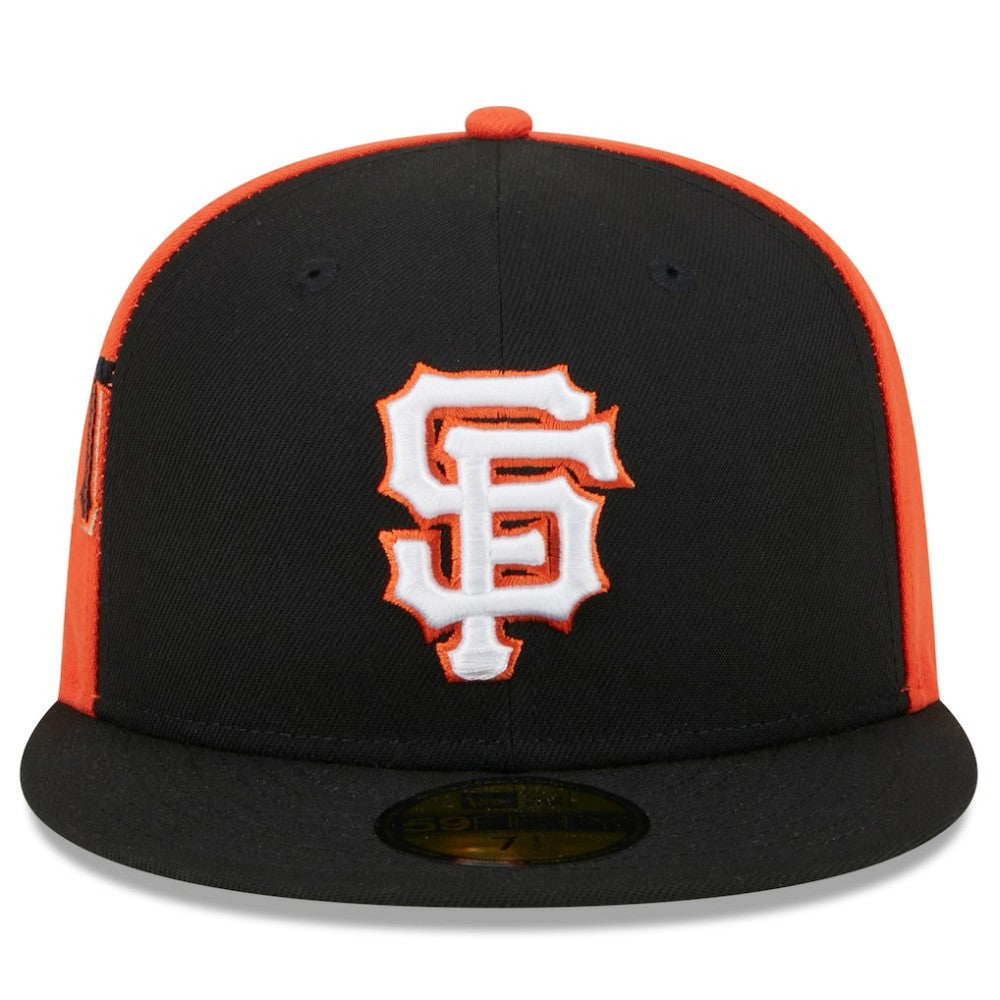 San Francisco Giants Gameday Sideswipe 59FIFTY Fitted Hat Black/Orange | New Era