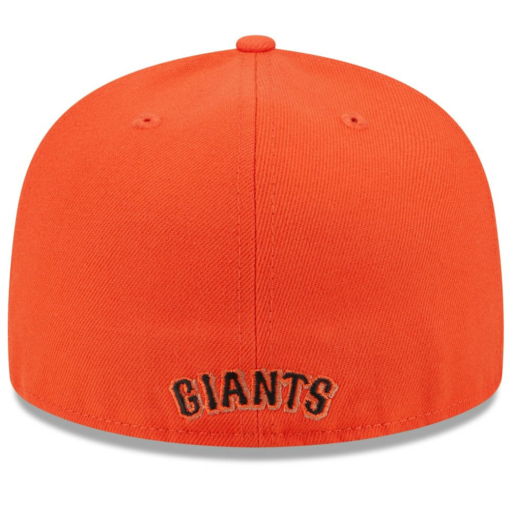 San Francisco Giants Gameday Sideswipe 59FIFTY Fitted Hat Black/Orange | New Era