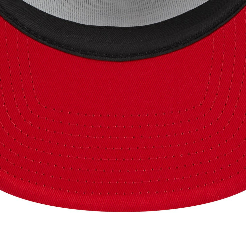 Boston Red Sox Team Foam Front A-Frame Trucker 9FIFTY Snapback Hat White/Red | New Era