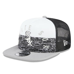 Chicago White Sox Team Foam Front A-Frame Trucker 9FIFTY Snapback Hat White/Gray | New Era