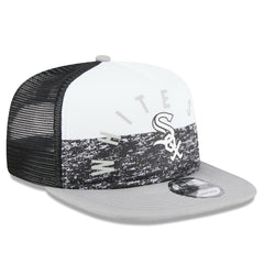 Chicago White Sox Team Foam Front A-Frame Trucker 9FIFTY Snapback Hat White/Gray | New Era