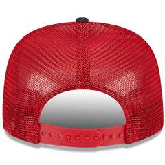 Los Angeles Angels Team Foam Front A-Frame Trucker 9FIFTY Snapback Hat White/Red | New Era