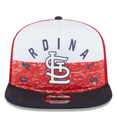 St. Louis Cardinals Team Foam Front A-Frame Trucker 9FIFTY Snapback Hat White/Red | New Era