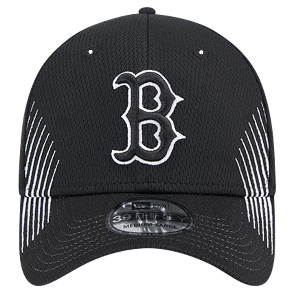 Boston Red Sox Active Dash Mark 39THIRTY Flex Hat Black | New Era