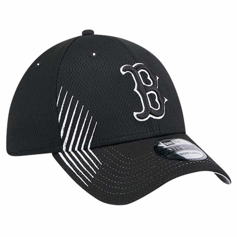 Boston Red Sox Active Dash Mark 39THIRTY Flex Hat Black | New Era