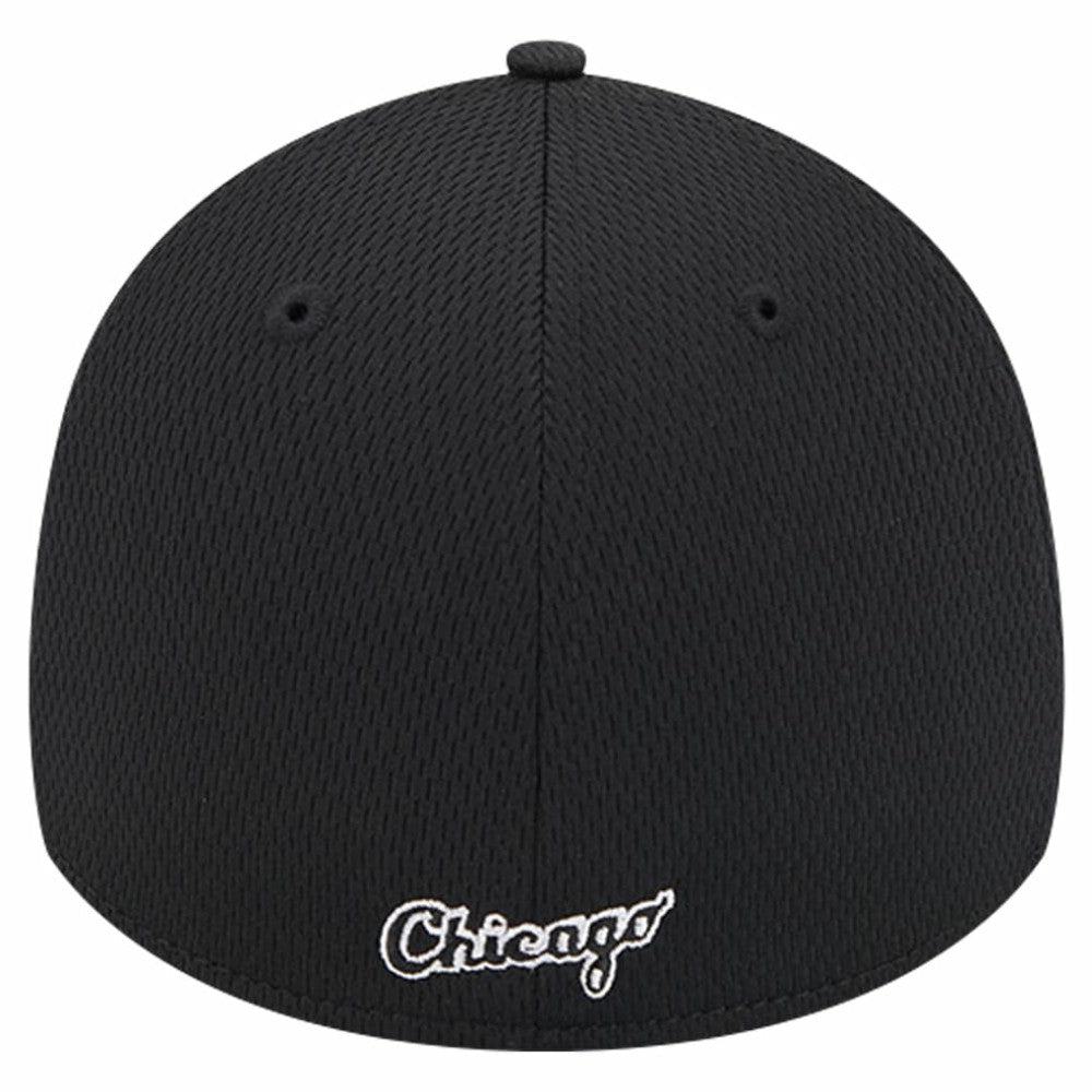 Chicago White Sox Active Dash Mark 39THIRTY Flex Hat Black | New Era