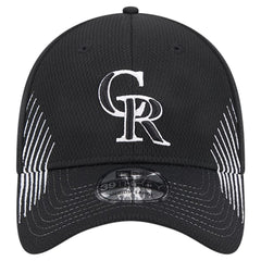 Colorado Rockies Active Dash Mark 39THIRTY Flex Hat Black | New Era