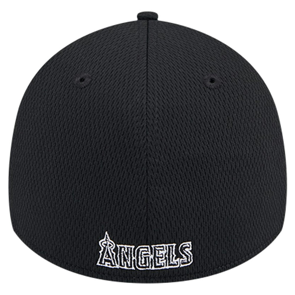 Los Angeles Angels Active Dash Mark 39THIRTY Flex Hat Black | New Era