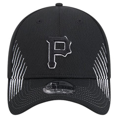 Pittsburgh Pirates Active Dash Mark 39THIRTY Flex Hat Black | New Era
