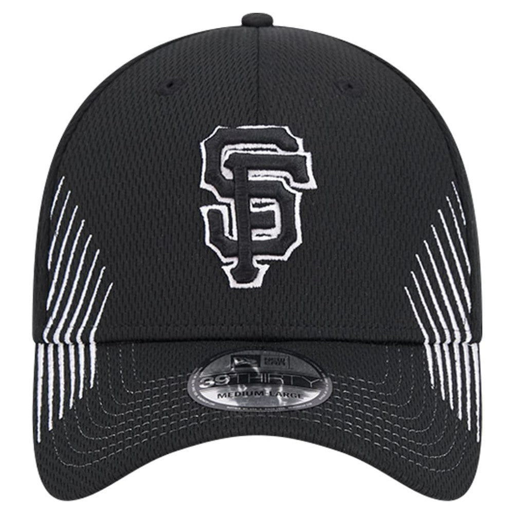 San Francisco Giants Active Dash Mark 39THIRTY Flex Hat Black | New Era