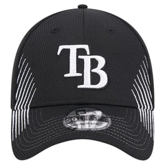 Tampa Bay Rays Active Dash Mark 39THIRTY Flex Hat Black | New Era