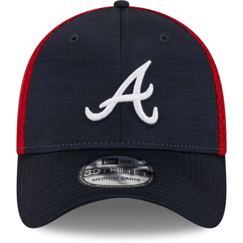 Atlanta Braves Neo 39THIRTY Flex Hat Navy | New Era
