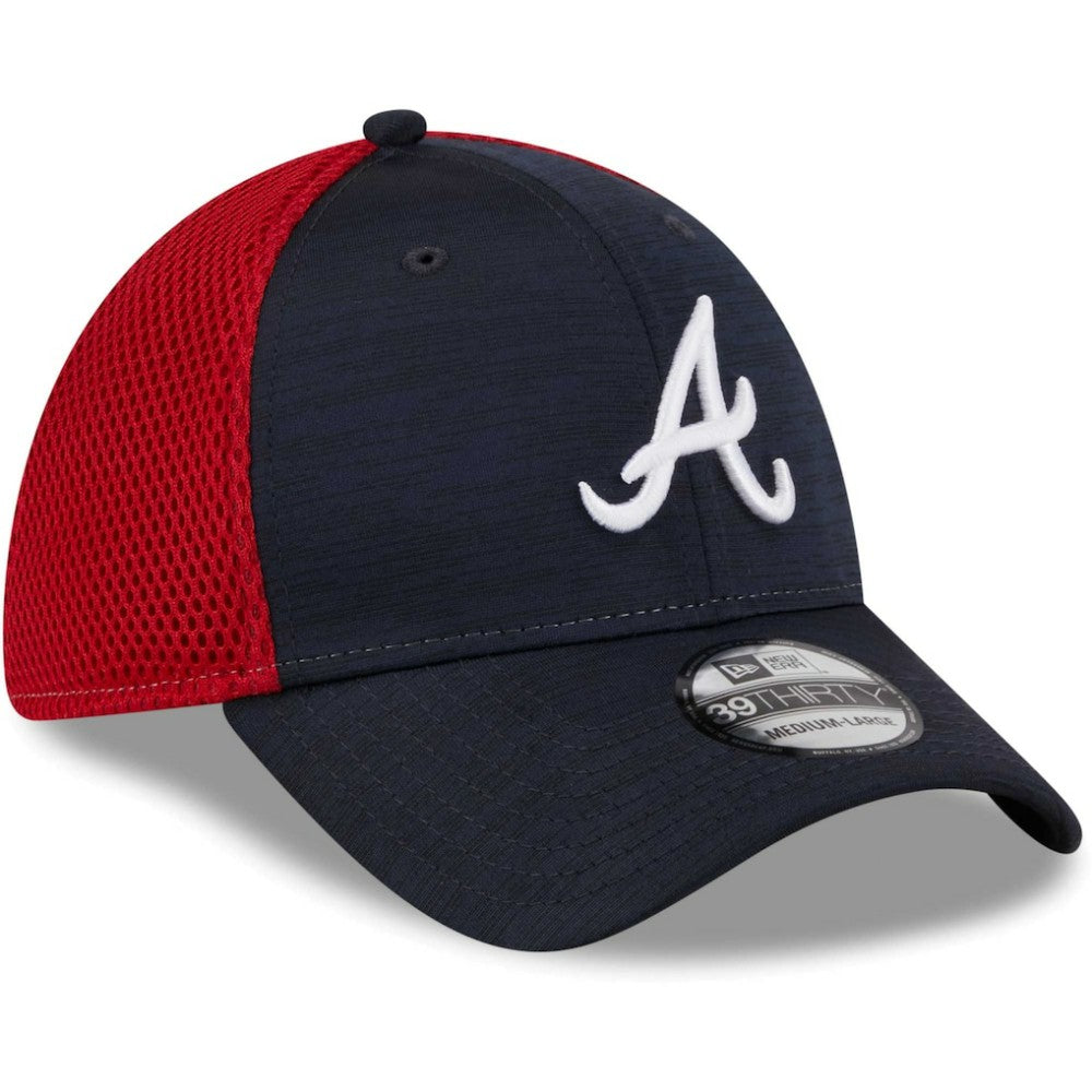 Atlanta Braves Neo 39THIRTY Flex Hat Navy | New Era