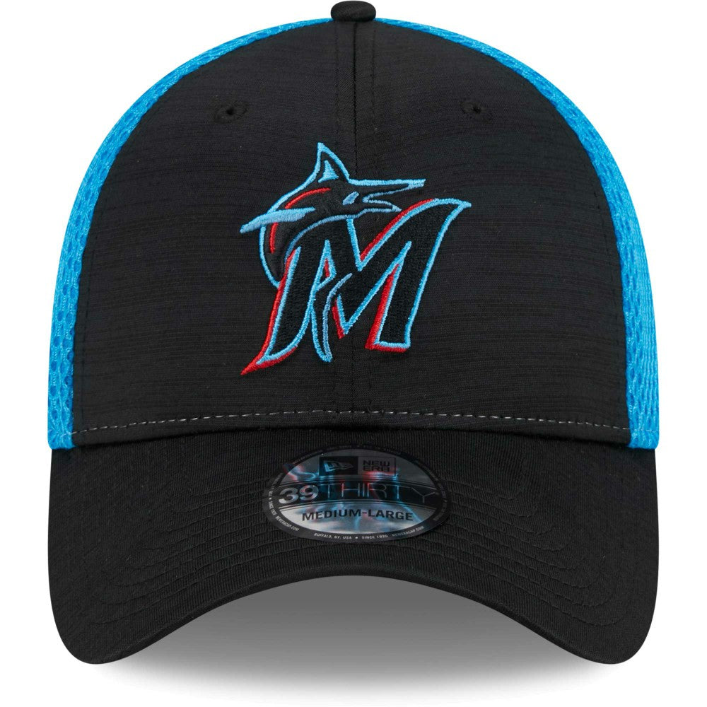 Miami Marlins Neo 39THIRTY Flex Hat Black | New Era