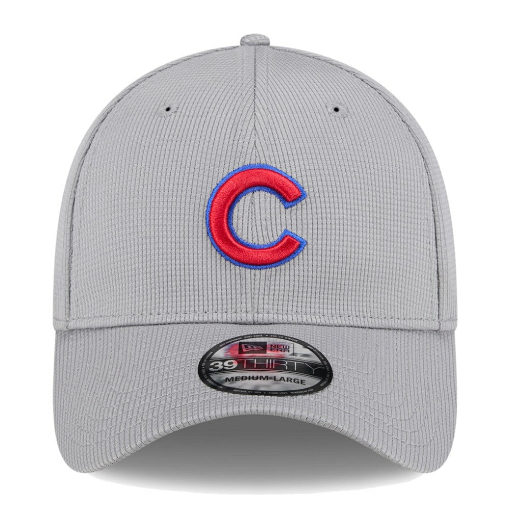 Chicago Cubs Active Pivot 39THIRTY Flex Hat Gray | New Era