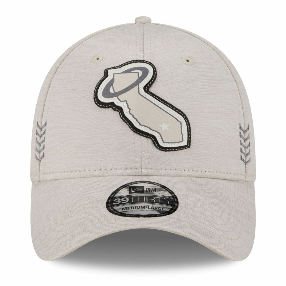 Los Angeles Angels 2024 Clubhouse 39THIRTY Flex Hat Cream | New Era