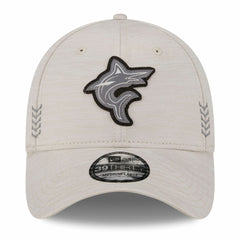 Miami Marlins 2024 Clubhouse 39THIRTY Flex Hat Cream | New Era
