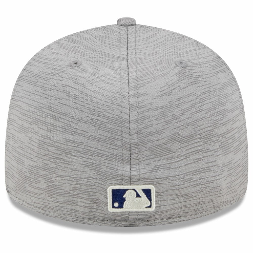 Los Angeles Dodgers 2024 Clubhouse Low Profile 59FIFTY Fitted Hat Gray | New Era